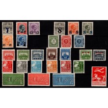 Danmark. Lot med blandet ustemplede mærker.